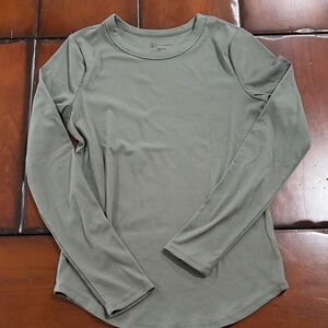 Women’s Long-sleeve Thin Top Green